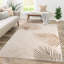 Tapis moderne pour le salon avec motif de feuilles de palmier-1033136960