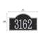Plaque d'adresse murale 1 ligne rapide et facile-1661147788-1661147784