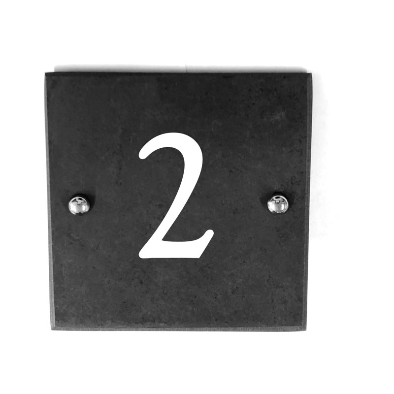 Robie 15cm H Slate House Number