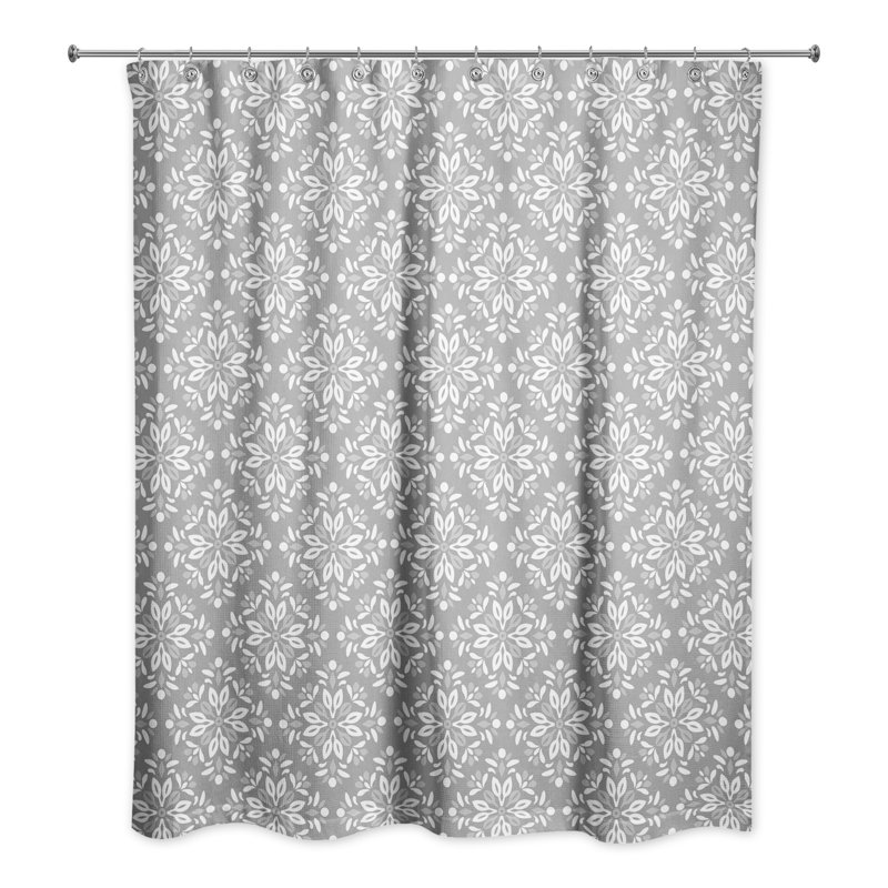 Rideau de douche Rimmert Medallion, Gris