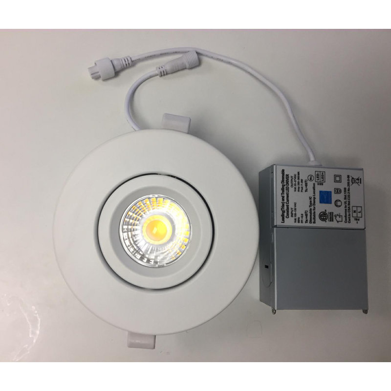 4" LED Multi-Spotlight Recessed Lighting Kit, White