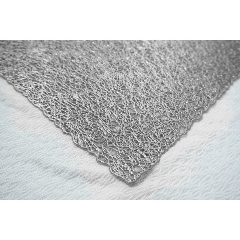 Vinyl Rectangle Placemat, Silver