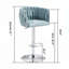 Tabouret de bar pivotant à hauteur ajustable avec dossier tissé et repose-pieds-1747495819
