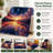 Vibrant Sunset and Moon Throw Blanket, Artistic Sky Water Reflection Sunset Moon Night Scene Pattern, Ultra Soft, Lightweight, Breathable, All-Season, Skin-Friendly, Machine Washable, Decorative, for Sofa, Couch, Living Room and Bedroom-135665188