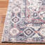 Tapis géométrique en polyester touffeté à la main rouge / bleu-861150992