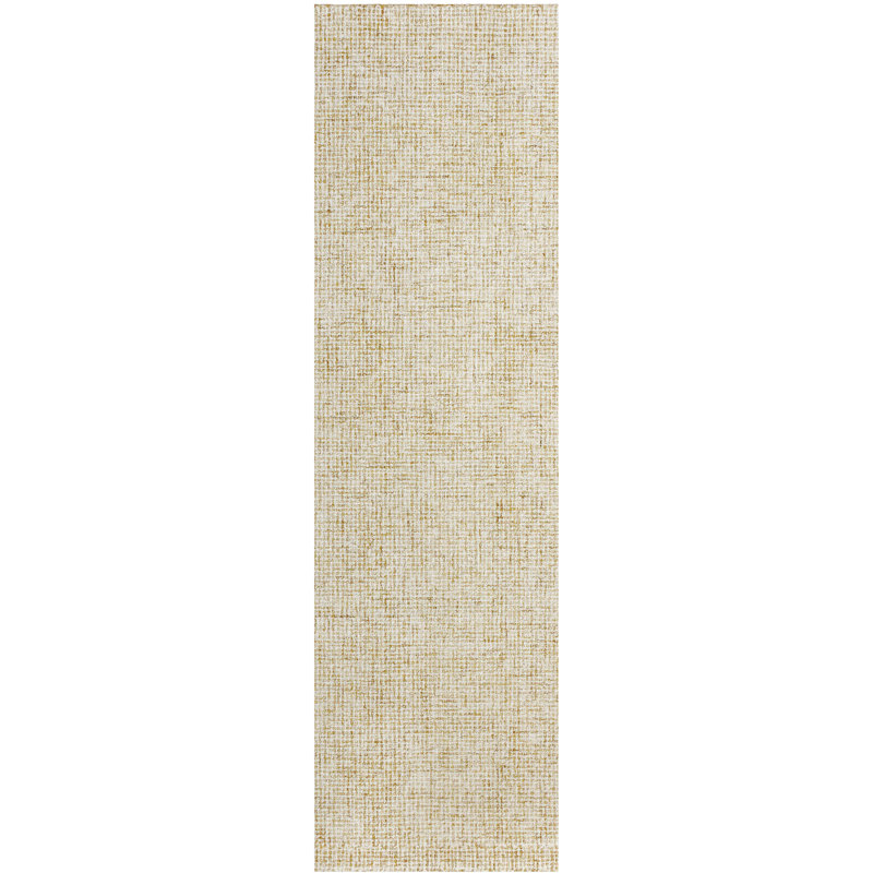 Harrison Handmade Tufted Wool Wheat Area Rug, Runner 2'3" x 8'