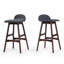 Ensemble de 2 tabourets de bar 28,5 po Mid-Century-1111641479-1111641477