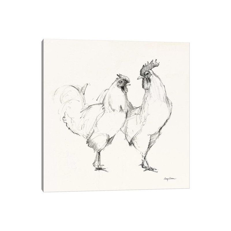 Life At Home I Vintage Cream by Avery Tillmon - Wrapped Canvas Print, 66.04 cm H x 66.04 cm W x 1.91 cm D