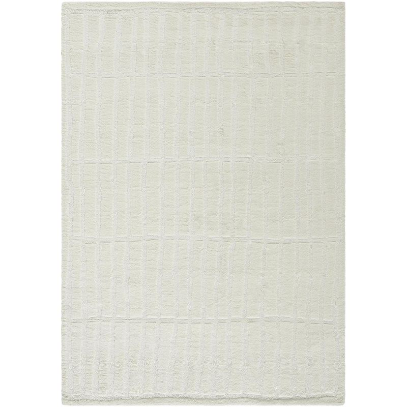 Elayne Hand Knotted Wool Abstract Indoor Rug, Rectangle 5'3" x 7'6"