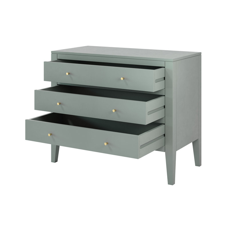 Kwan 104cm W 3 - Drawer Chest of Drawers