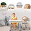 Ensemble de table et chaises pour enfants à hauteur ajustable