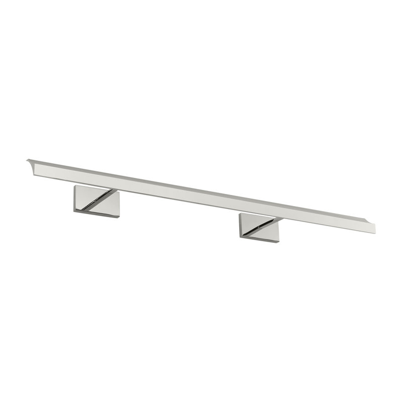Trave Dimmable LED Wall Mount Picture Light, Polished Nickel, 2.5" H x 36" W x 6.8" D