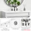 Meuble-lavabo en bois massif 36 po avec armoire de rangement en céramique-2093456272-2093456275