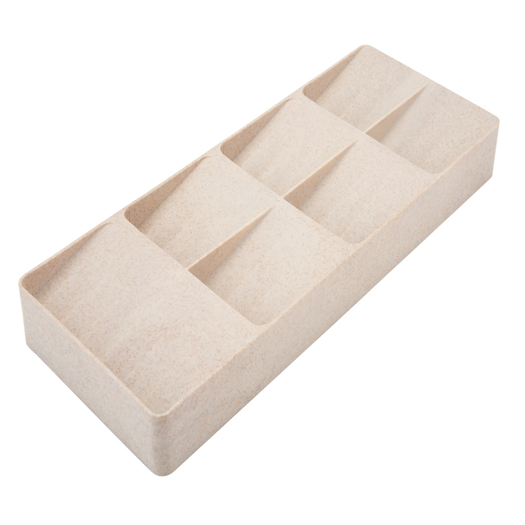 Jolynn Plastic Flatware & Kitchen Utensils Drawer Organizer Rebrilliant