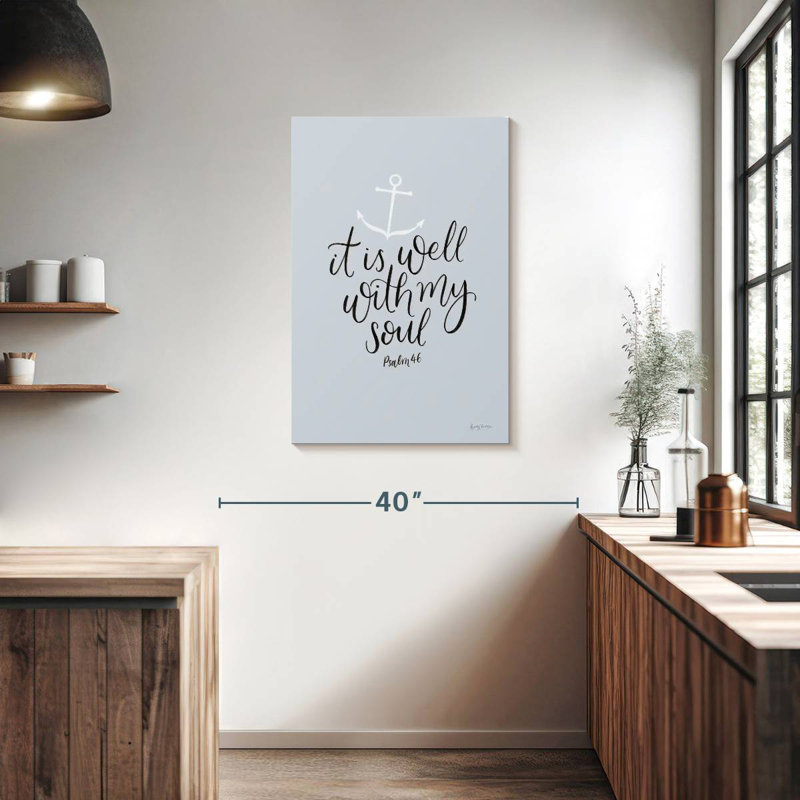 Tergel It Is Well With My Soul, H 36 po x l 24 po