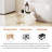 Acrylic Step Stool , Foot stool , Clear Acrylic End Table for Bathroom Bedroom (with Non-Slip, 12.6'' x 9'' × 9.8'')