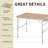 Tibbits Folding Aluminum Camping Table