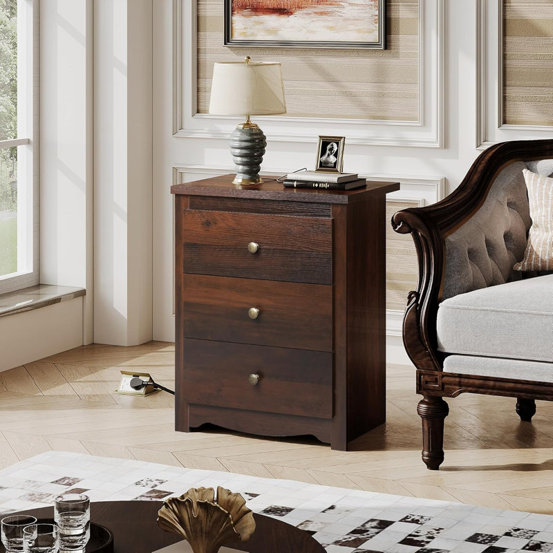 Wooden Bedside Table