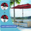 Parasol d'extérieur polyvalent avec des fonctionnalités avancées pour une expérience d'ombrage ultime