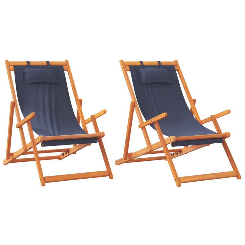 Analysia Outdoor Lounge Chair, Blue