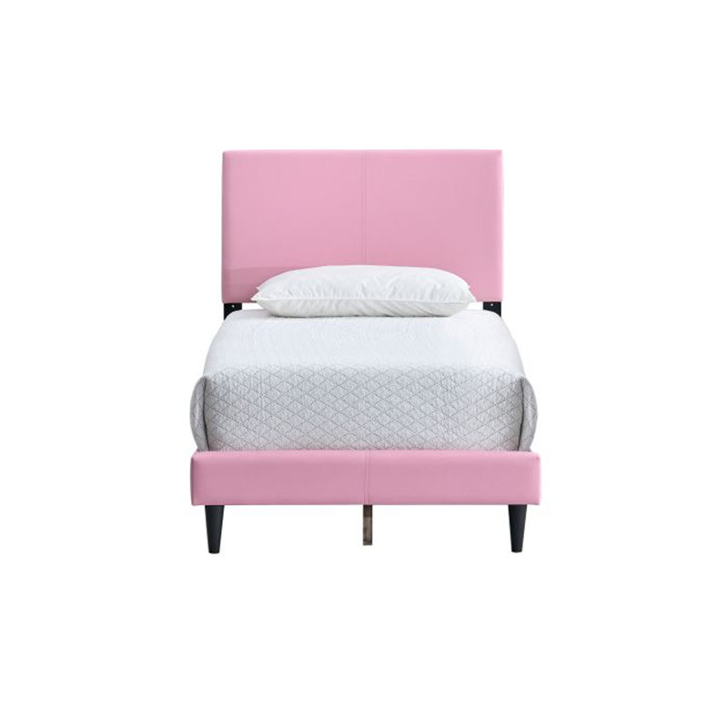 Lit simple (matelas non inclus), Rose