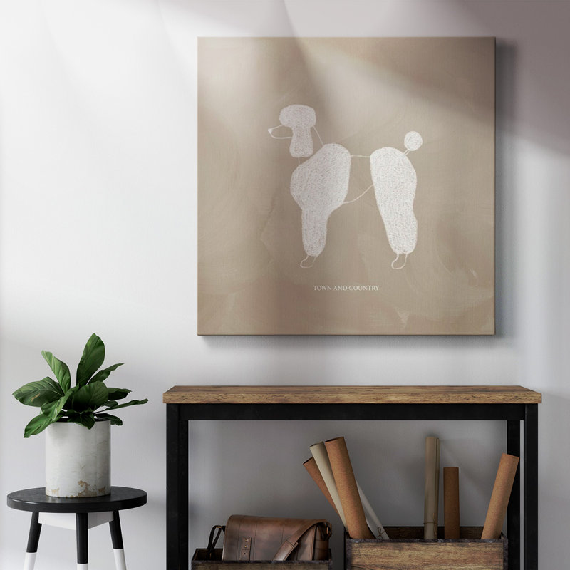 Toile tendue V-Premium Poodle Cuts Gallery - prête à être accrochée