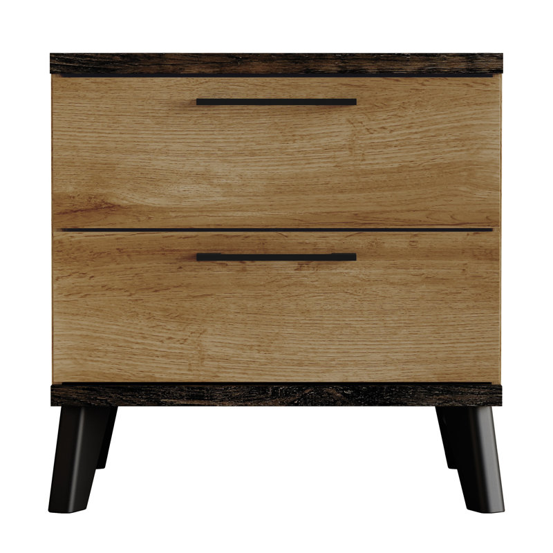 Table de chevet 2 tiroirs Phyllida
