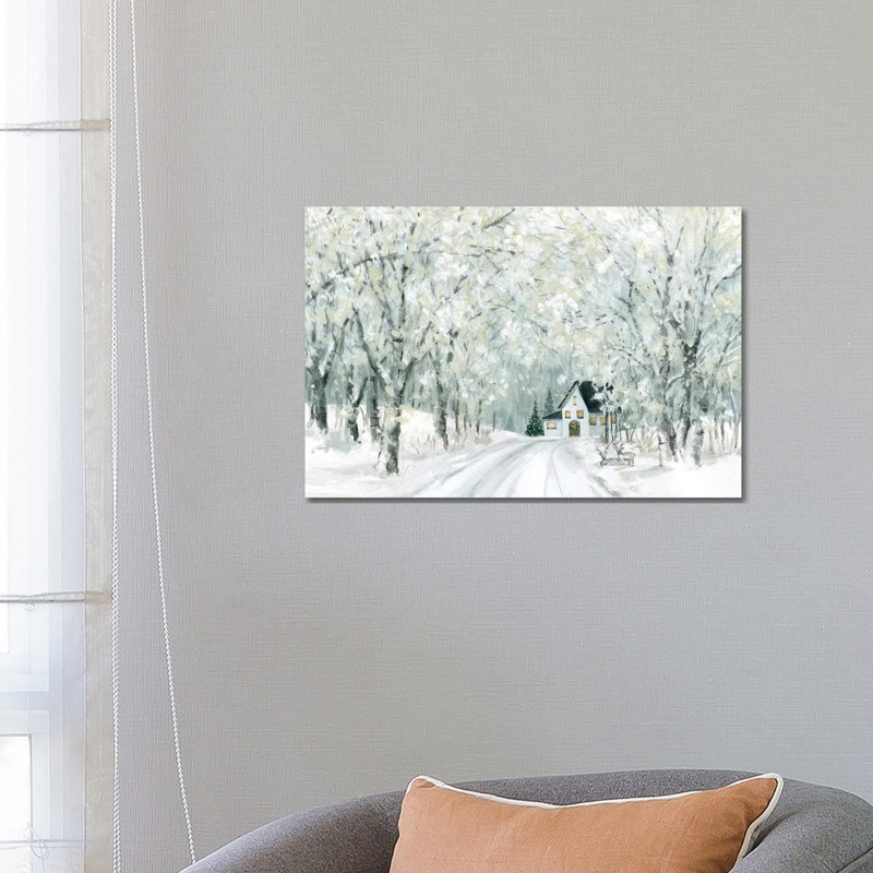 Christmas Lane by Carol Robinson - Painting on Canvas, Wrapped Canvas, 66.04 cm H x 45.72 cm W x 1.91 cm D