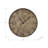 Clocks, 20" Round, Wall Clock, Brown, Transitional