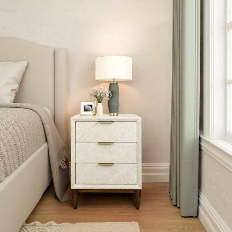 Brinley 3 Drawers Nightstand