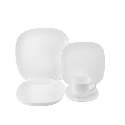 Assiette à dîner 30 pièces Granoff, service pour 6