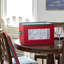 Farris Red Stemware Storage Chest