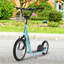 53,2 x 22,8 x 34,8 po et trottinette en acier pour enfants de 5 ans et plus, bleu acier