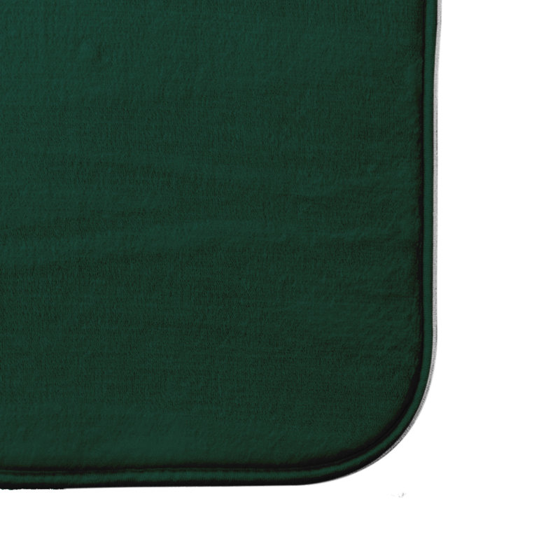 Tapis pour salle de bain Leiva football, H 18 po x L 30 po, Vert