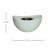 Echo Valley 93107cb Bari Ceramic Fireplace Décor For Yards, Patios, And More, White, 7.38 X 11.5 X 5.75 Inches