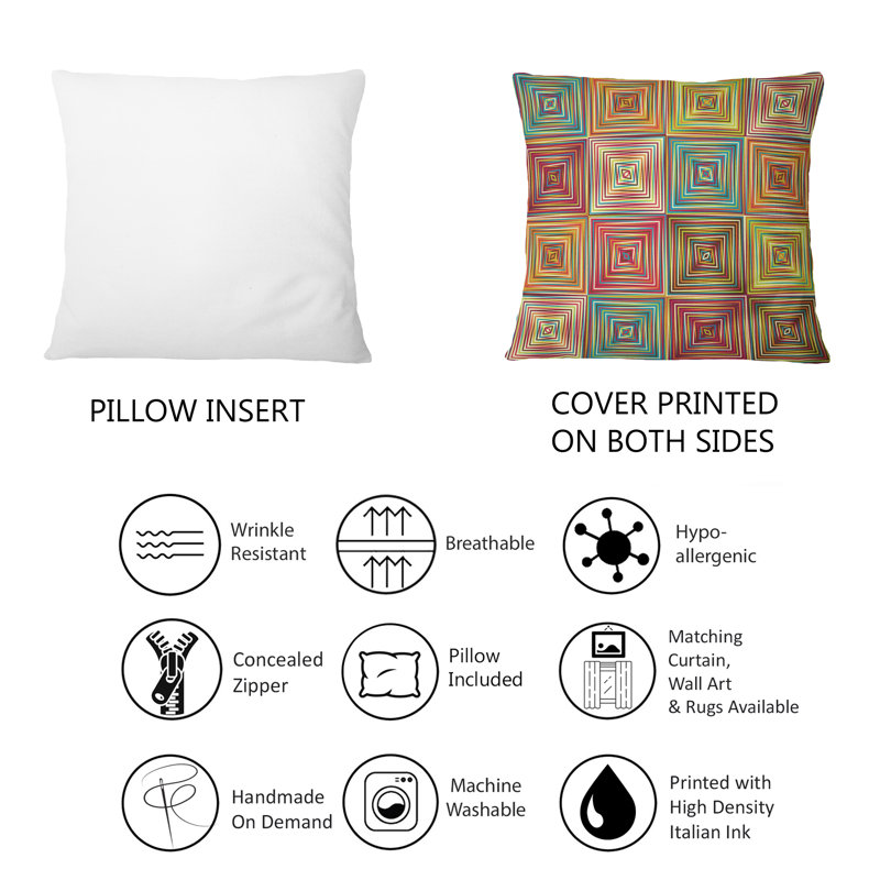 Geometric Throw Pillow