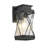 Modern Black 1-Light Outdoor Wall Lantern