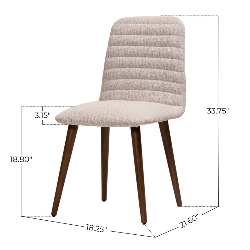 Ensemble de 4 chaises de salle à manger SPARK, Blanc cendré