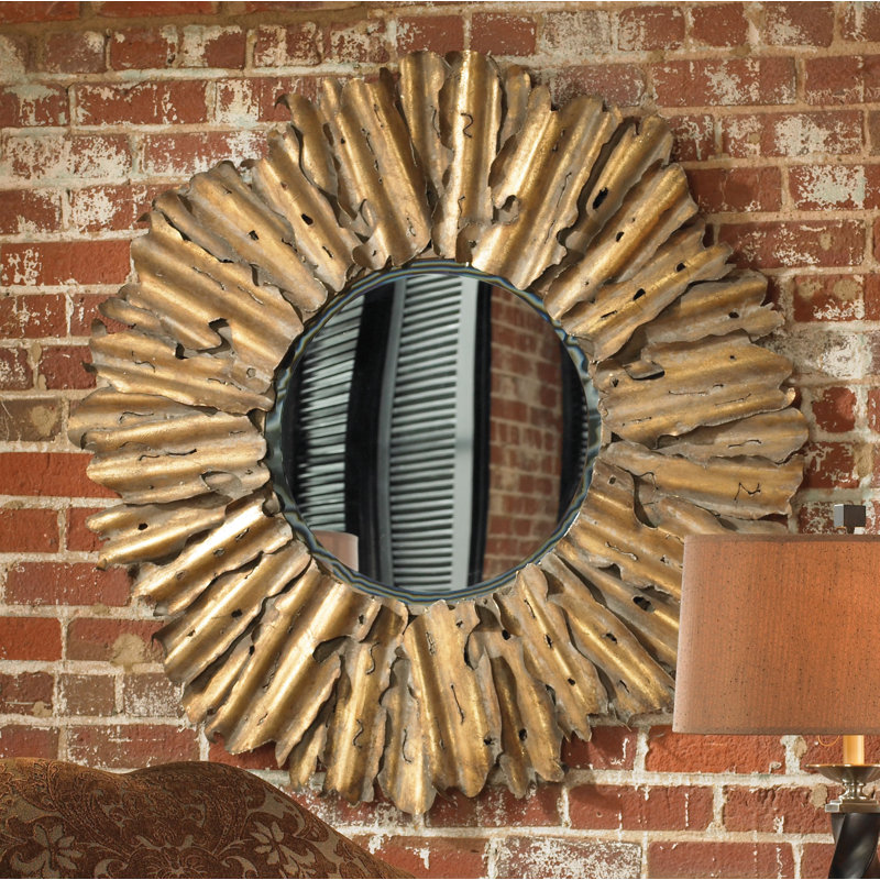 Giulio Metal Round Wall Mirror