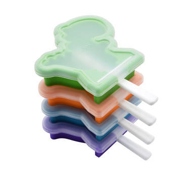  Tovolo Tiki Ice Molds, Silicone, Easily Stackable