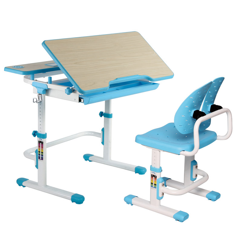 TygerClaw 38.6'' Writing Desk, Blue