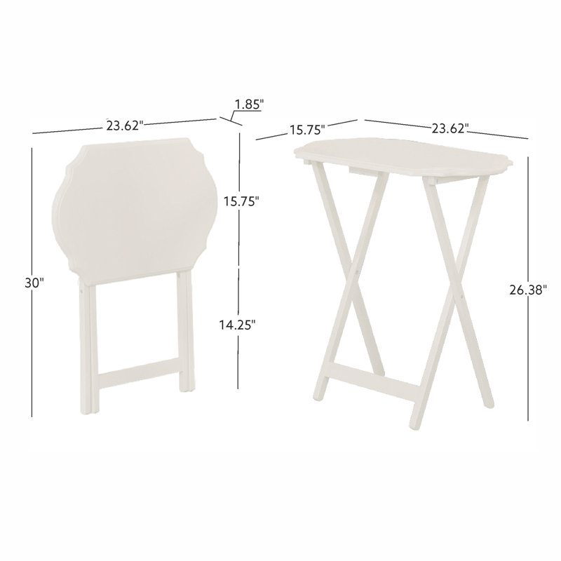 Table de bout Bailie, Blanc
