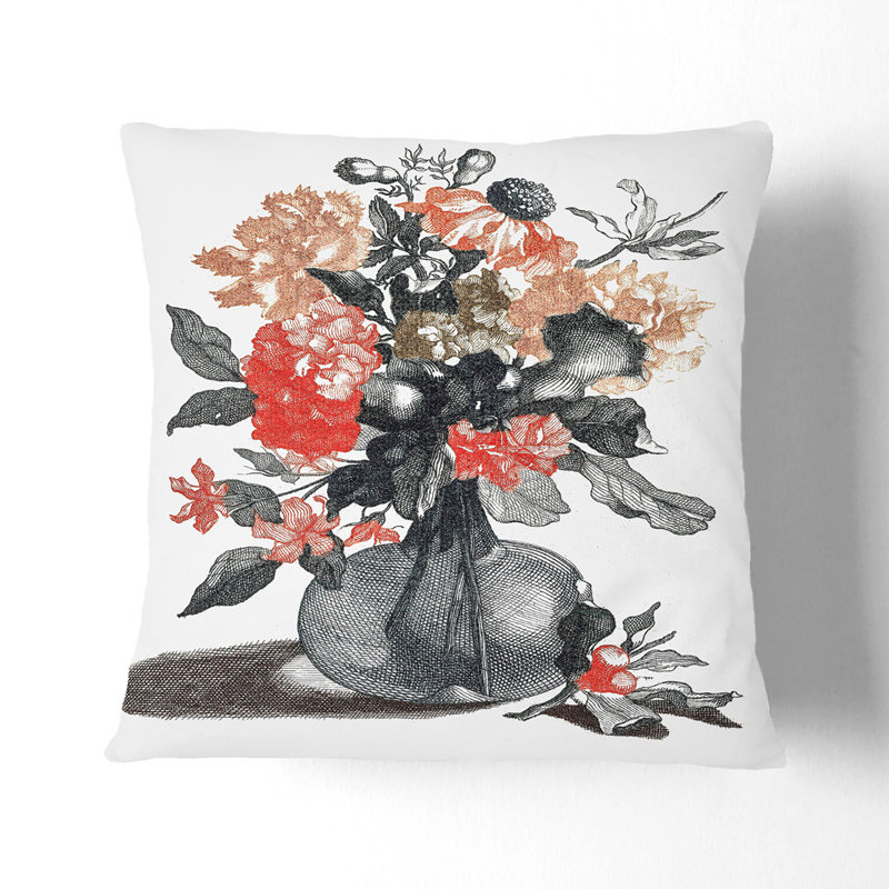 Square Throw Cushion, 40cm H x 40cm W x 15cm D
