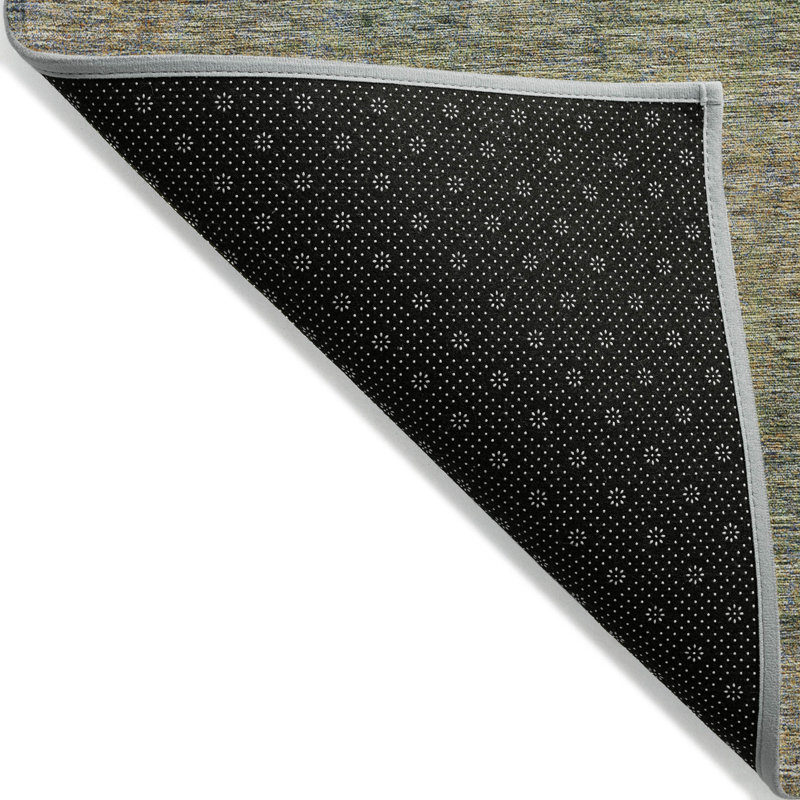 Tapis intérieur / extérieur en polyester tissé à la machine Malchow, Rectangulaire 3 pi x 5 pi