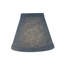 Abat-jour empire en denim (attache) de couleur bleue