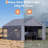 12 ft x 20 ft Portable Garage with 200g PE Tarp Canopy, Carport with 2 Roll-Up Doors & 4 Mesh Windows, Temporary Shelter for Boats, Pickups, Paint Booths, and Outdoor Events-124826556