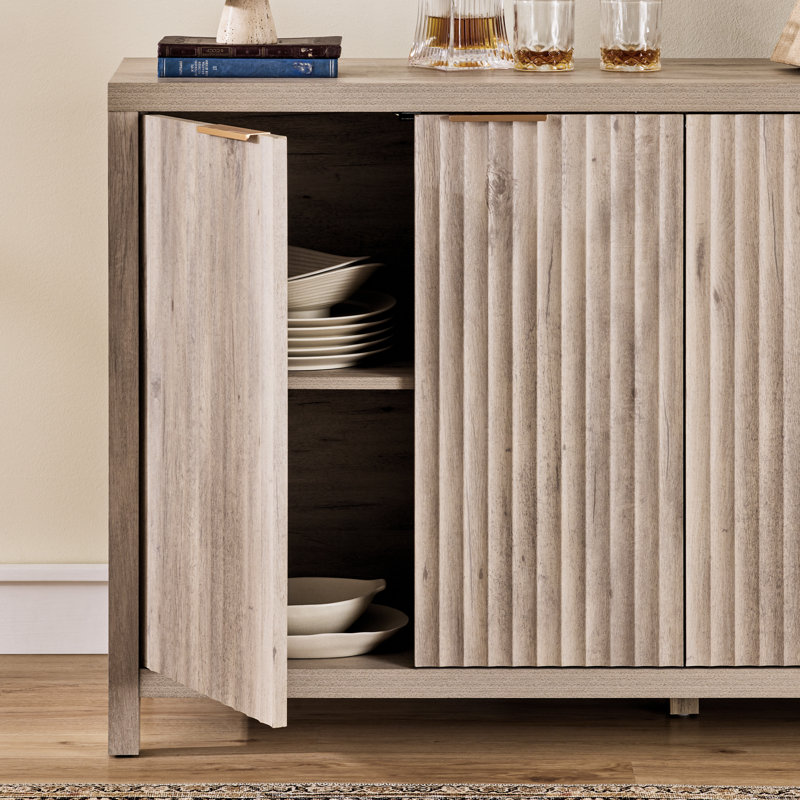 Nicolee 56" Sideboard, Greige Oak