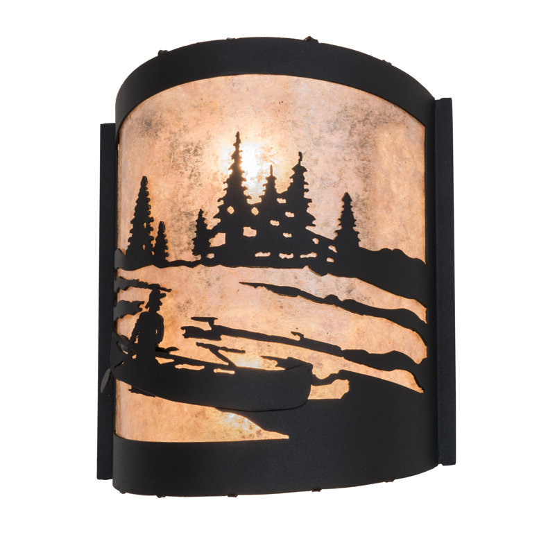 Rustic Lodge 2 - Light Flush Mounted Sconce