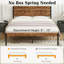 Ensemble de chambre avec lit plateforme 3 pièces Alicia-2134215389-2134163540
