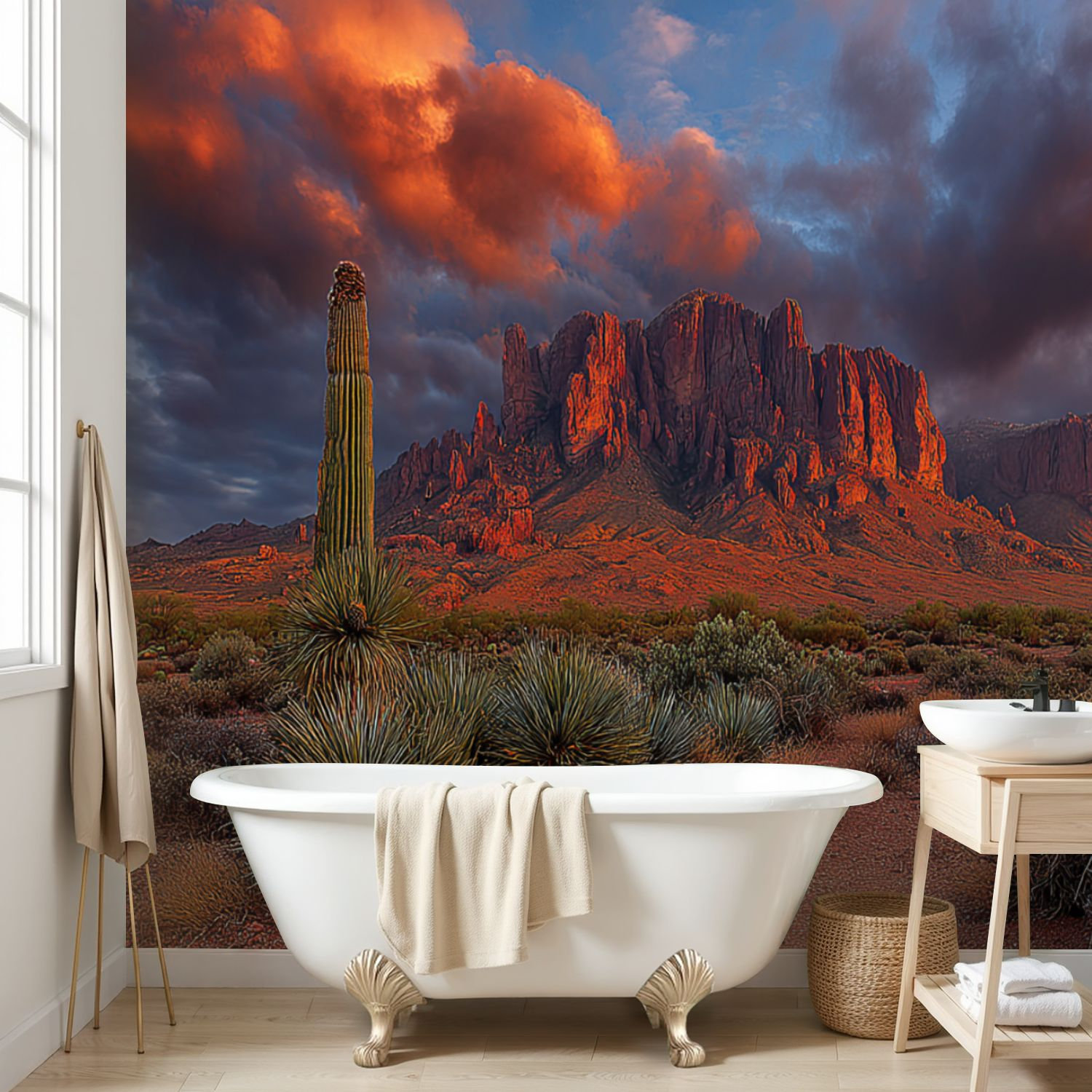 Latitude Run® Wall Mural Peel and Stick Wallpaper Superstition ...